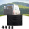 POPUBBY Rideau de Douche réglable pour Porte arrière, 215x150cm/85x59 inch, avec Crochet magnétique pour VW T5, T6, Sprinter, Ford, Transit, F-Iat, Ducato
