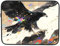 Flying Black Bird Custodia per computer portatile Notebook Computer Tablet Valigetta Borsa da trasporto per lavoro 10 pollici