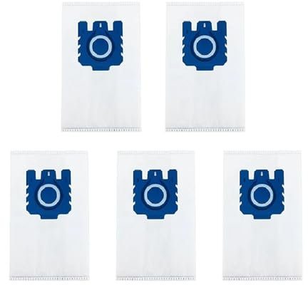 Sacs à poussière 3D Efficiency compatibles avec les aspirateurs Miele, GN Airclean Classic, C1 Complete C1 C2 S227 S240 S270 S400 S2 S5 S8 Series(1set.)