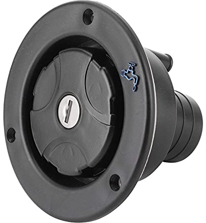 Yosoo Bouchon De Remplissage Eau Camping Car Remplisseur d'eau Étanche Verrouillable, Coupelle Remplissage Eau Camping Car, Remplissage Eau an