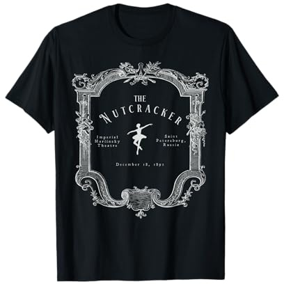 Vintage Retro The Nutcracker Ballet Girly Sugar Fairy Plum T-Shirt