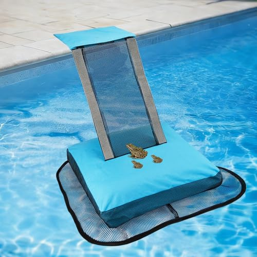 Saugnlbs Rampe de sauvetage pour animaux de piscine, sauveteur de grenouilles pour piscine, sauveteur animalier pour animaux de piscine, sauvetage pour grenouilles, grenouilles, lézards, canards