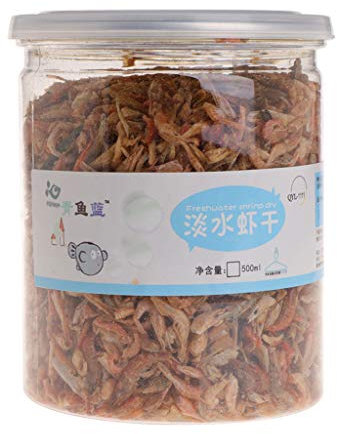 SALliang Fischfutter, gefriergetrocknetes Garnelen, Antarktis, Krill, Tropische Buntbarsche, Schildkröte, Blume, Karnevalsfutter (750 ml)