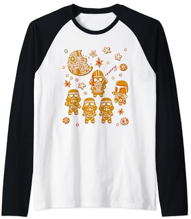 Star Wars Gingerbread Cookies Galactic Empire Holiday Manche Raglan