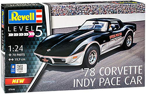 Chevy Chevrolet Corvette C3 Coupe Stingray Indy Pace Car 1967-1982 07646 Bausatz Kit 1/24 Revell Modell Auto