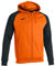 Joma Academy Iv Sudadera con capucha, Hombre, Naranja-negro, XXL