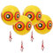 GARDIGO® Vogelabwehr Ballon 4er Set I Ballon zum vertreiben von Vögeln I Vogelschreck für Spatzen, Tauben, Spechte