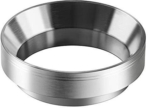 WISSXOER 51mm Espresso Dosing Funnel with Magnet, Stainless Steel Coffee Dosing Ring Compatible with Brevill Portafilter (51mm)
