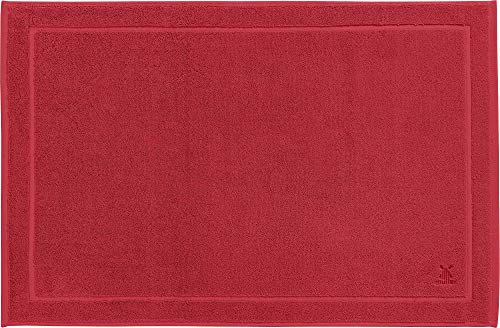 Erwin Müller Duschvorlage, Badematte Heidenheim - extra schwer, enorm saugstark, waschbar, trocknergeeignet - rot Größe 50x80 cm