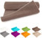 heimtexland ® Badvorleger Chenille Super Flauschig Saugstark Badteppich Badematte Ökotex Typ771 Taupe 60 x 90 cm