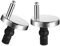 ASTER 2 Stück WC Sitz Befestigungsset, Edelstahl Scharnier für Toilettendeckel, Universal Schrauben Zubehör für Toilettensitz, Toiletten Sitz Befestigung Reparatur Teile