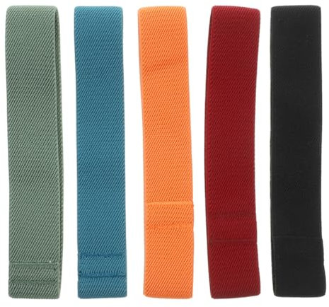 UPKOCH 5 Stück Box Behälter Für Elastische Ersatzbänder Schule Zuhause Gürtel Zubehör Verstellbare Nylon-Dichtung Dehnbar Dehnbar Bunt Mittagessen Befestigung Zubehör Fall Camping