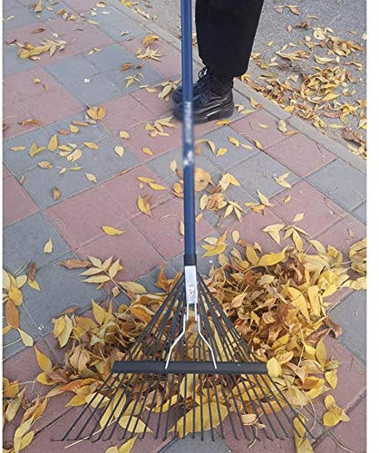 Laubrechen Garten Laubrechen Rasenrechen Laubrechen Heu landwirtschaftliches Gartenwerkzeug, 2 Größen (Color : A, Size : 145x60cm)