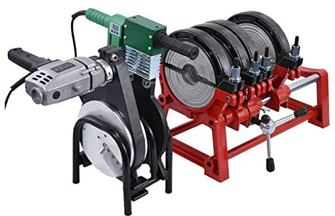 63-200 Tipo Manuale Saldatrice Testa a Testa PE Saldatrice per Fusione Tubo Hot Melt Macchina Display Digitale PE Saldatrice per Fusione Testa a Testa