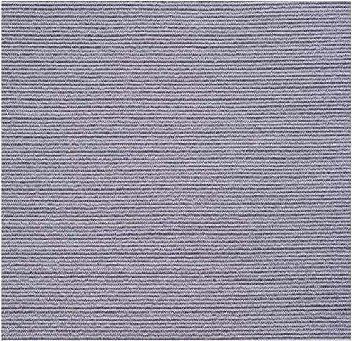 Selbstklebende Bodenmatte, Teppichfliesen, Polyester, selbstklebende Teppich-Bodenfliesen, 30,5 x 30,5 cm, DIY-Mehrzweck-Schutzmatte, Bodenfliesen for Heimdekoration (Farbe: Asche, Größe: 40 Stück) (