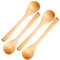 Blogiiup Mini cucchiai in Legno, 4 Pezzi di Piccoli cucchiai in Legno Fatti a Mano, cucchiaini di Miele di Cartone Animato a più utilizzo per Il condimento di Zucchero da tè al caffè