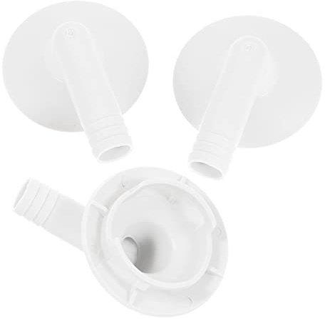 Raccordi per Tubo Scarico Condensa Climatizzatore 40mm, 3 Pezzi | Adattatori a Gomito in Pvc, Ricambi Solidi per Unità Esterna, Compatibili Impianti da Finestra