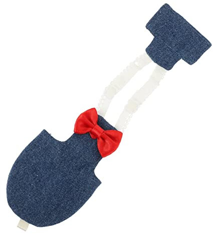 WOONEKY Waschbare Vogelwindeln Für Wellensittiche Und Große Papageien Verstellbare Vogelschutzkleidung Mit Schleifendekor Atmungsaktiver Baumwollstoff Leicht Anzuziehen Und Modisch