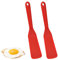 Lot de 2 spatules en silicone, mini spatula antiadhésive, réversibles, résistantes à la chaleur, spatules à omelette – Pour la cuisson du poisson, des œufs, des burgers, des pizzas, des steaks, des