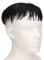 Parrucchino Corto da Uomo Soffice, Capelli Sintetici, Alla Moda per Feste, Halloween, Topper per Capelli Quotidiano da Uomo