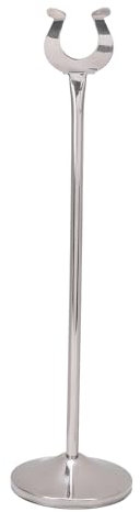 Yosoo Health Gear Tischkartenhalter aus Edelstahl, Tischnummernhalter, Ständer für Hochzeit, Party, Abschlussfeier, Empfang, Restaurant, Zuhause, Foto, Bild, Büro, Memo Schild (Edelstahl 2)