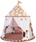 Tente de Jeu Château de Princesse, Maison de Jeu Légère et Portable pour Enfants, Intérieur et Extérieur, pour la Maison, Le Jardin, Les Parcs, Les Fêtes, Tissu Non Nocif, Rose