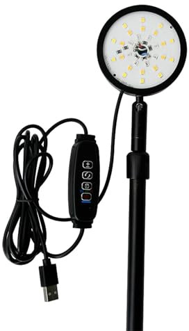 Luces de cultivo para plantas de interior, luces LED de cultivo de plantas de interior de 27.5 pulgadas | Lámpara de cultivo interior de espectro completo ajustable luz de crecimiento similar al sol