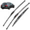 Madehitr Scheibenwischerblätter Compatible für Audi A4 B6 B7 Avant 2004-2008 Auto-Scheibenwischer-Set, langlebige Sichtzubehör