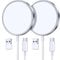 Mag-Safe Ladegerät, kabelloses Ladegerät für iPhone, 15 W schnelle magnetische A pple-Ladestation für iPhone 16/15/14/13/12-Serie und AirPods 3/2/Pro 2, 2er-Pack Mag-Safe-Originalersatz