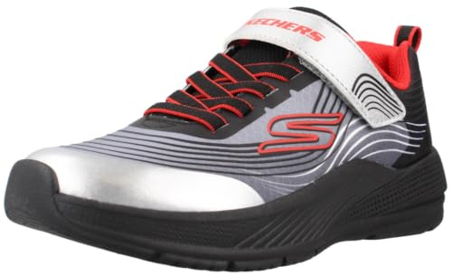 Skechers Boys MICROSPEC Advance Sneakers Kids 403926L Silber