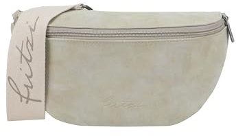 Fritzi Bum Vintage Crossbody Kunstleder Damen Bauchtasche Umhängetasche Festival City vegan 12 x 29 x 9 cm – Schwarz, Rosa, Braun, Mint, Gruen, Grau, Beige, Pink, Blau, Gelb, Rot