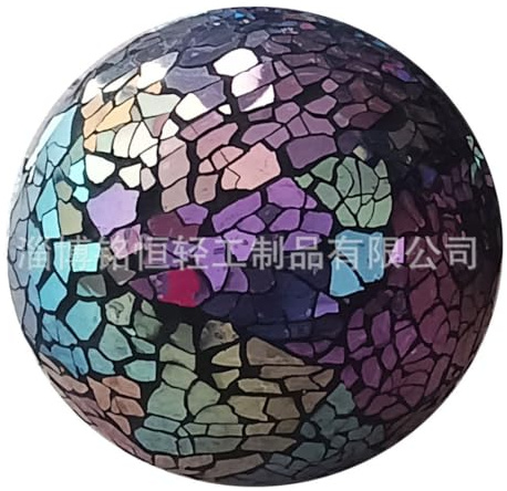 Abaodam Mosaik Glaskugeln Garten, 10cm, 3 Stück, Dekorativ