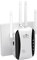 Répéteur WiFi Puissant 300Mbps, 2.4GHz Amplificateur WiFi avec WPS,Répéteur WiFi 4 Antennes, 1 Ports LAN, Compatible avec Toutes Les Box Internet, Jusqu'à 300m²| 20 appareils