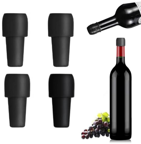 KEQAR Tappi Colorati per Bottiglie, 6 Pezzi Tappo per Bottiglie di Birra, Tappi per Bottiglia in Silicone Riutilizzabile, per Birra, Champagne, Vino, Acqua, Bevande, Succo di Frutta e Vetro