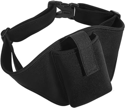 Namvo Cinturón de Neopreno para Almacenamiento de micrófono, Cierre de Cintura Ajustable para Clase de Fitness y Correr
