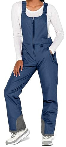 Kswlwccpp Salopette Sci Donna Uomo - Impermeabili Pantaloni Neve Snowboard Invernale Termica Slim Fit Tuta Sci Curvy Baggy Tuta da Neve Unisex