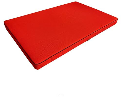 FORTISLINE Hundebett O’AHU Plus 90x60x8 cm – wasserdichte orthopädische Matratze, Rehabilitationsschaum, Abnehmbarer Bezug, Kratzfest, hergestellt in Polen