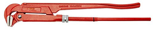 Eckrohrzange DIN 5234 | 90° abgewinkelt, Schwedisches Model | No.812 | 4 | WGB