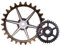 Tubayia 2 Stück Vintage Steampunk Holz Zahnrad Wanddeko Dekoration für Haus, Café, Bar