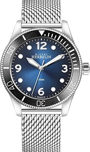 Michel Herbelin Herren Uhr 12260/AN15B Newport Trophy Edelstahl Quarz