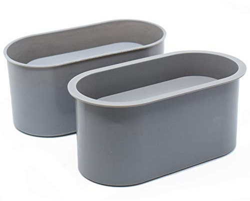 Silikonform für Beton, Sukkulenten, ovale Form