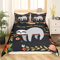 Faultier Bettbezug Set 135x200, Niedliche Karikatur Faultier Bettwäsche Set Kinder Mädchen Jungen Weiche Bettdecke Set Schöne Tier Botanisch Blumen Tagesdecke für Jungen Kinder, 1 Kissenbezug