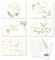 Rileys & Co Dankeskarten für Hochzeit mit Umschlag & Aufkleber - je 50 Stück - 5 verschiedene Designs - hochwertige Thank You Cards - Perfekte Dankeschön Karte für Hochzeit - 15,2 x 10,2cm (Gold)