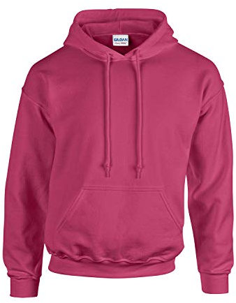 Gildan Herren Kapuzenpullover Adult 50/50. Hooded Sweat/18500, Einfarbig (XL, Heliconia*)