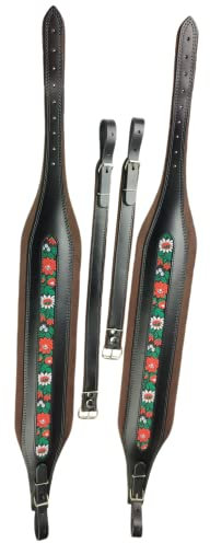 ProLine 9,3cm Akkordeon Schulterriemen Leder