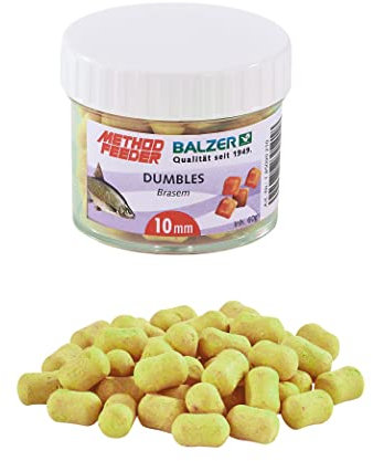 Balzer Method Feeder Dumbbells 10mm gelb-brasem 60g