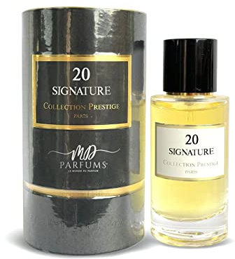 MDPARFUMS Eau de Parfum Signature I 50 ml Made in Frankreich I Signature Nr. 20 – Kollektion Prestige Paris I Parfüm für Damen und Herren
