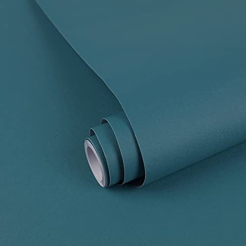 Decoroom Papier Adhesif pour Meuble Bleu Marine 60 × 500 cm Papier Peint Adhesif Autocollant Mat Imperméable Film Vinyle Décoratif Cuisine Salon Chambre à Dormir