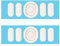 eMagTech Set of 2 Mouse Feet Compatible with Logitech G304/G305 Gaming Mouse, White