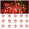 BROTOU LED String Lights, 2M 20 LED Battery Operated Fairy Lights, Waterproof Silver Plated Copper Wire Lights for in/Outdoor Decor, Christmas, Halloween, Valentine, Birthday (Red, 15 Pack)